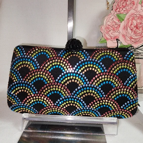 Kurt Geiger London Crystal Eagle Clutch - Picture 3 of 8